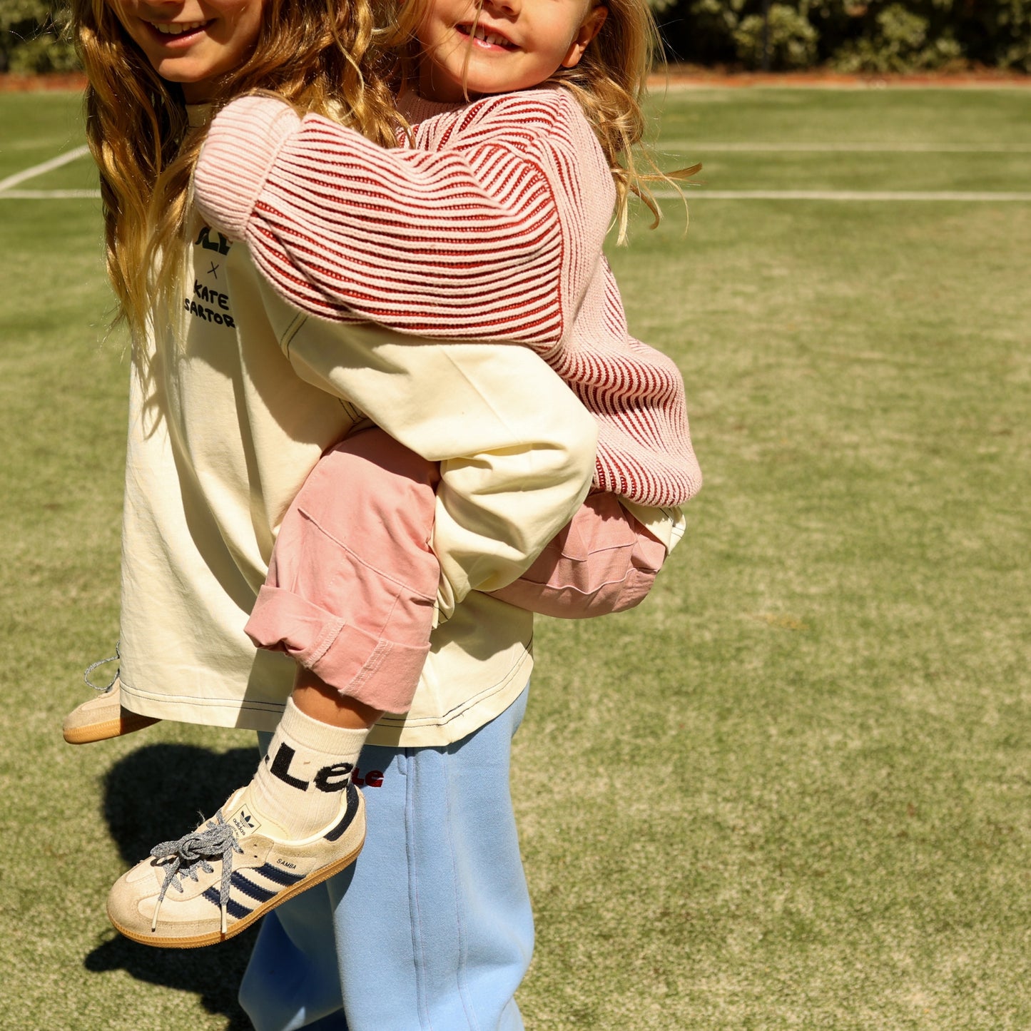 HIGHLOW OVERSIZED KNIT - ROSE