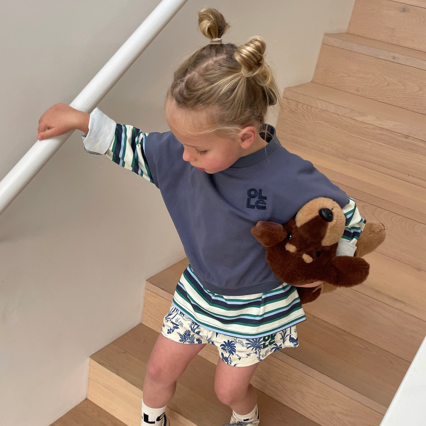 BOTANIC STRIPE LS TEE