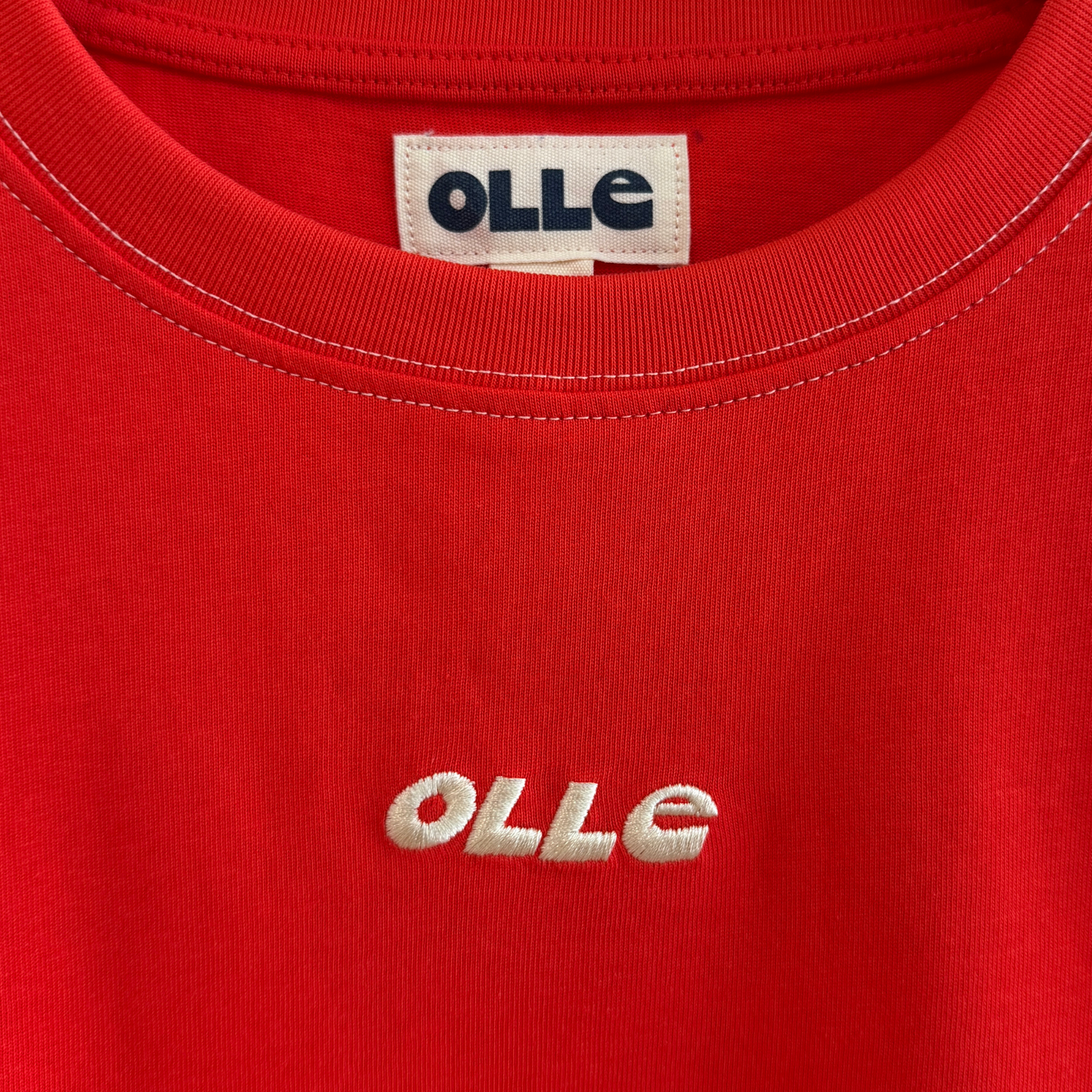 CONTRAST STITCH SS TEE - PREODER