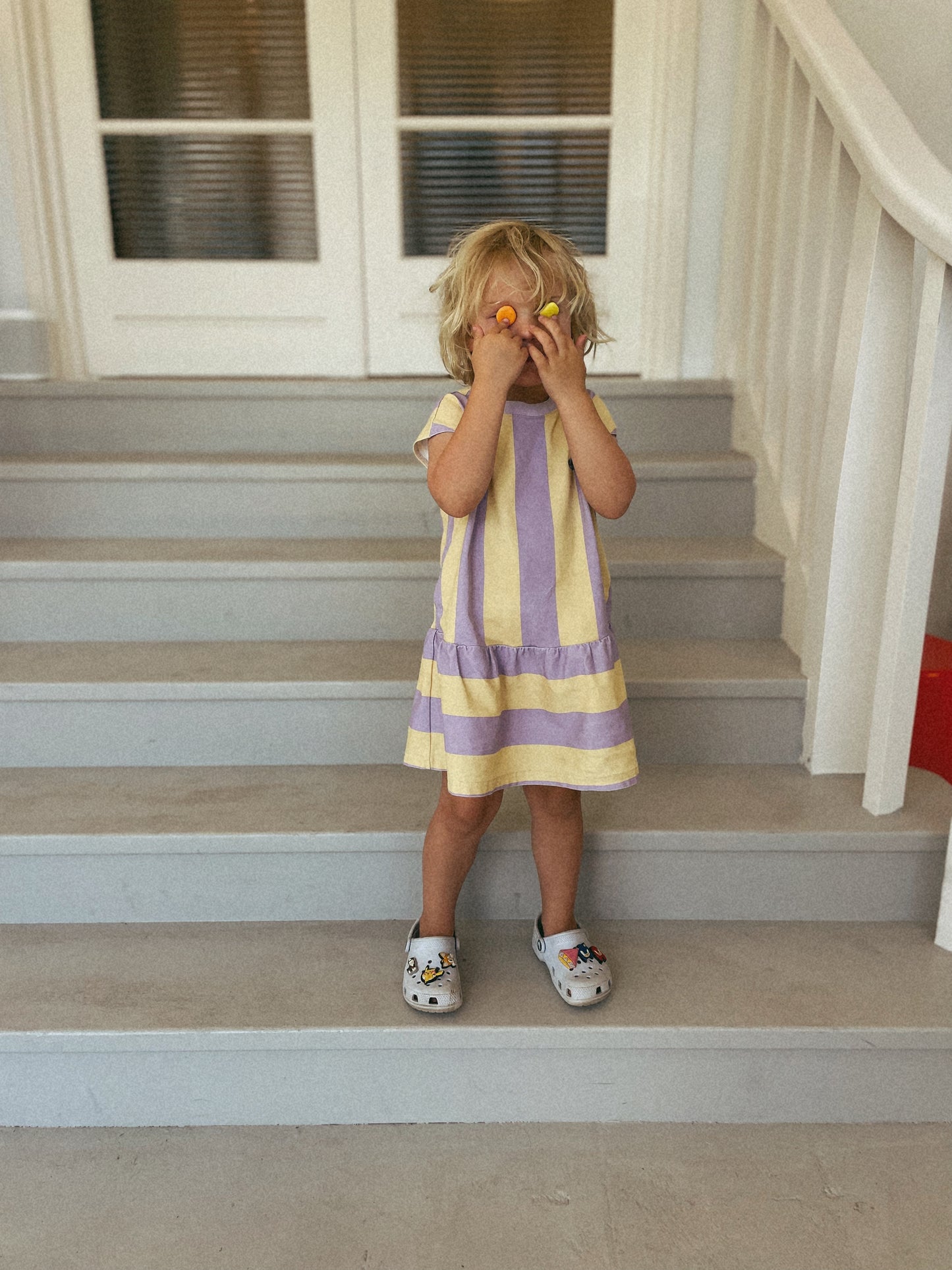 BUTTER STRIPE DRESS