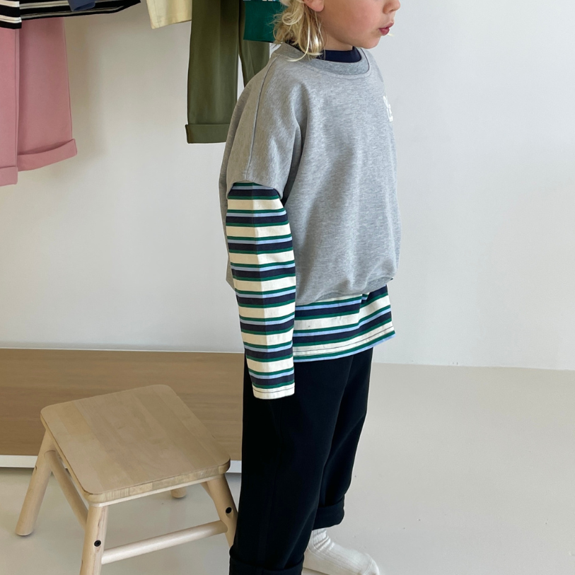 OLLE OVERSIZED TANK - Grey Marle