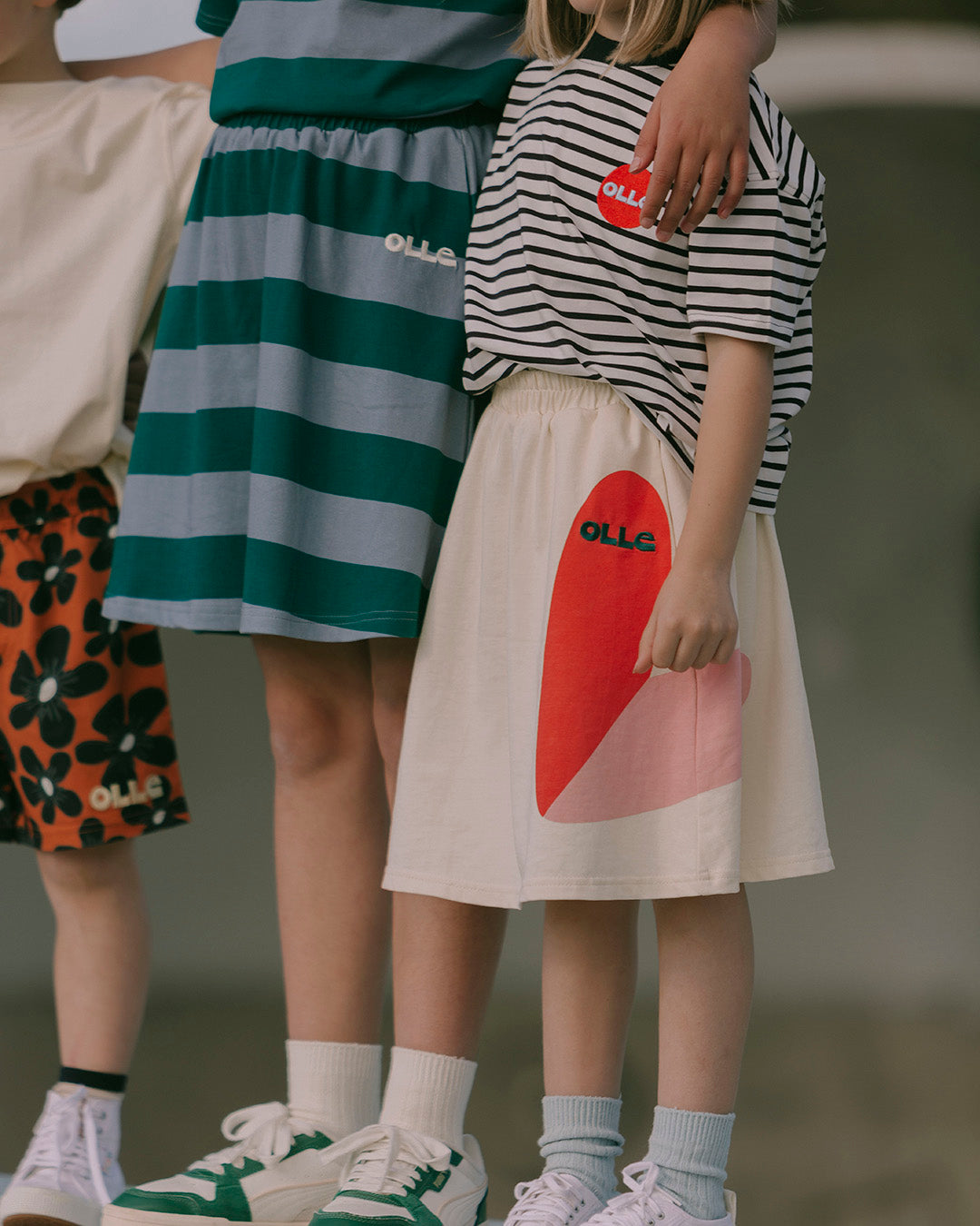 FULL HEARTS MIDI SKIRT