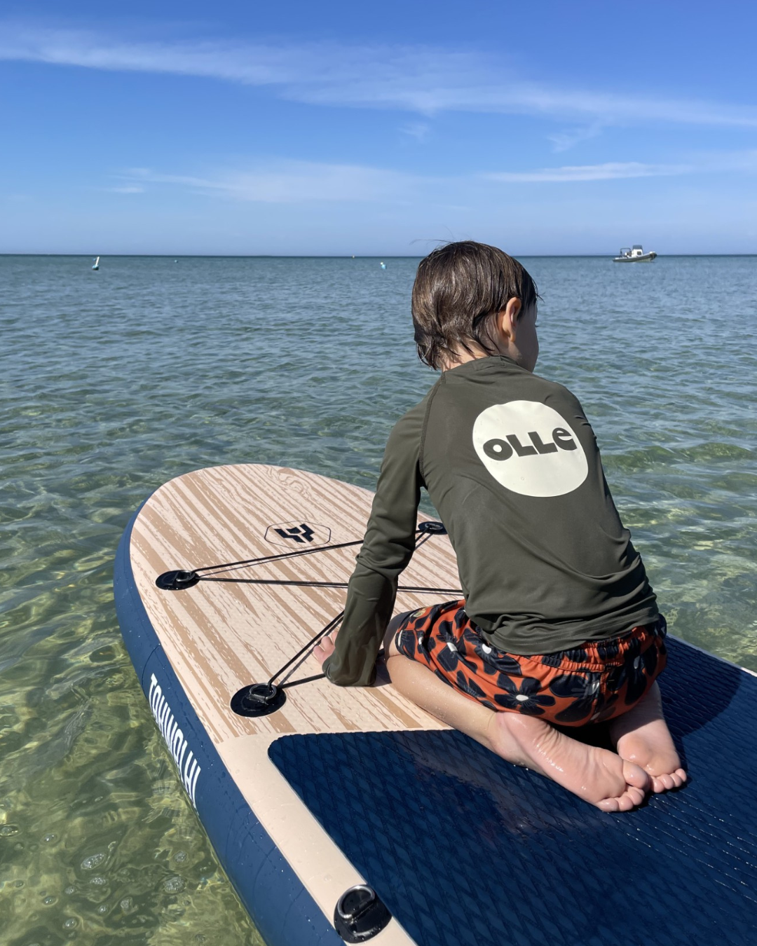 OLLE LS RASH VEST - Khaki