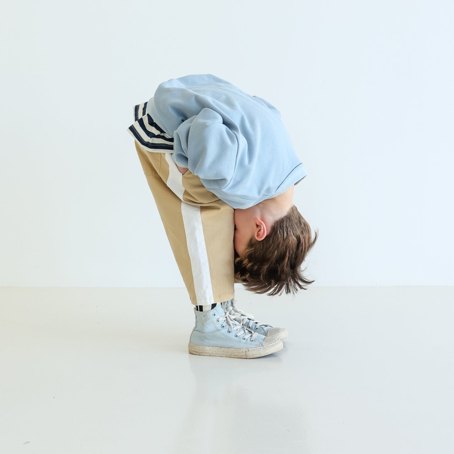 Children’s organic cotton OG Sweatshirt in Seafoam by OLLE, with French terry fabric, relaxed fit, and premium rib trims