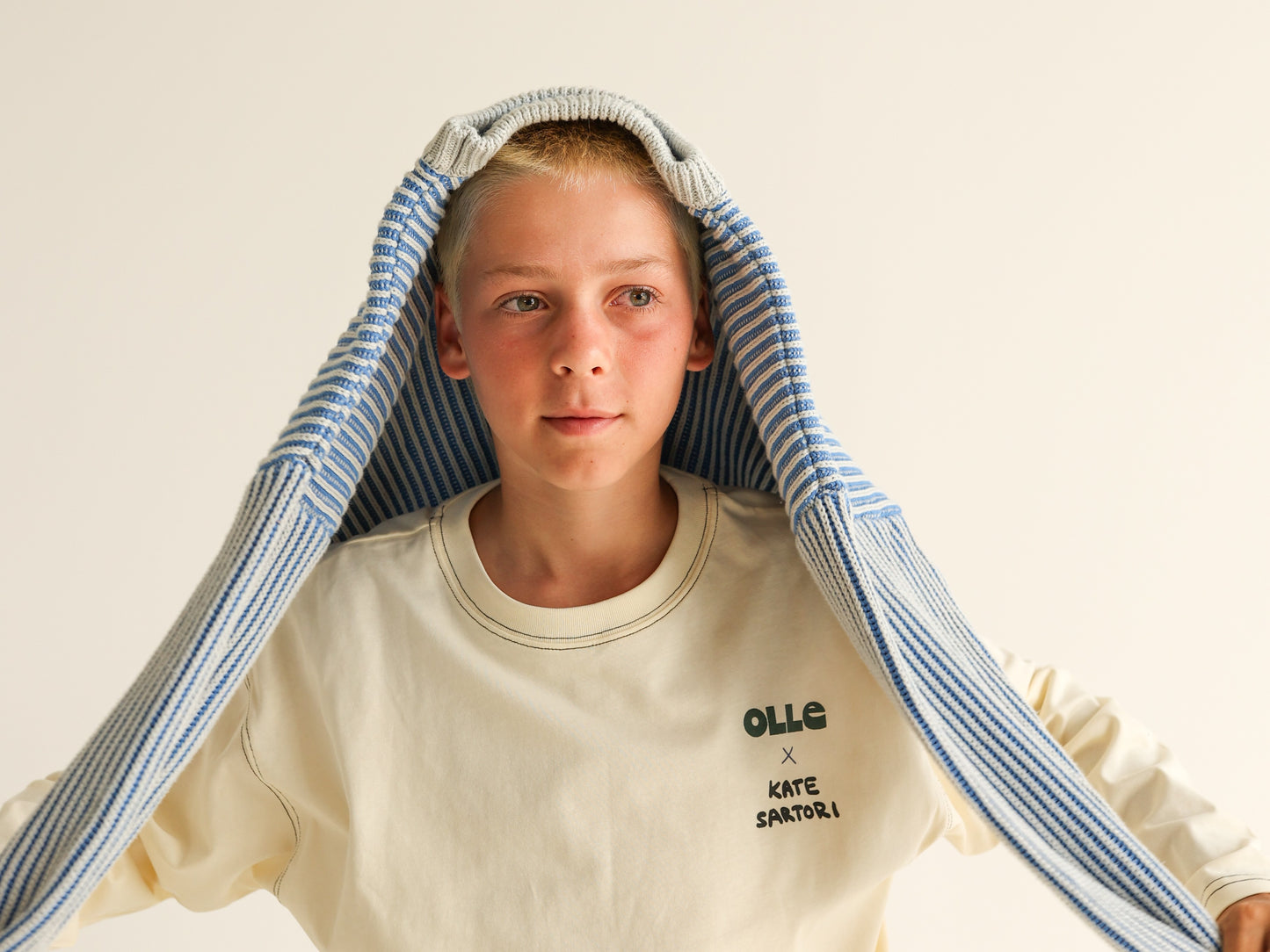 HIGHLOW OVERSIZED KNIT - COBALT
