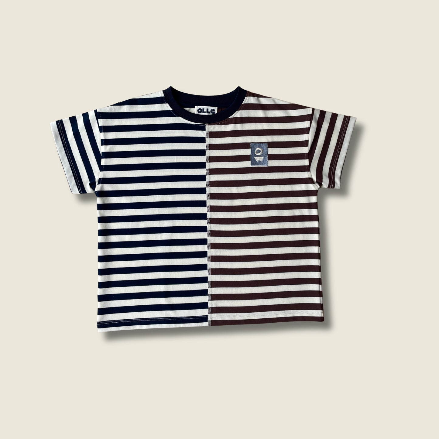 SPLIT STRIPES TEE