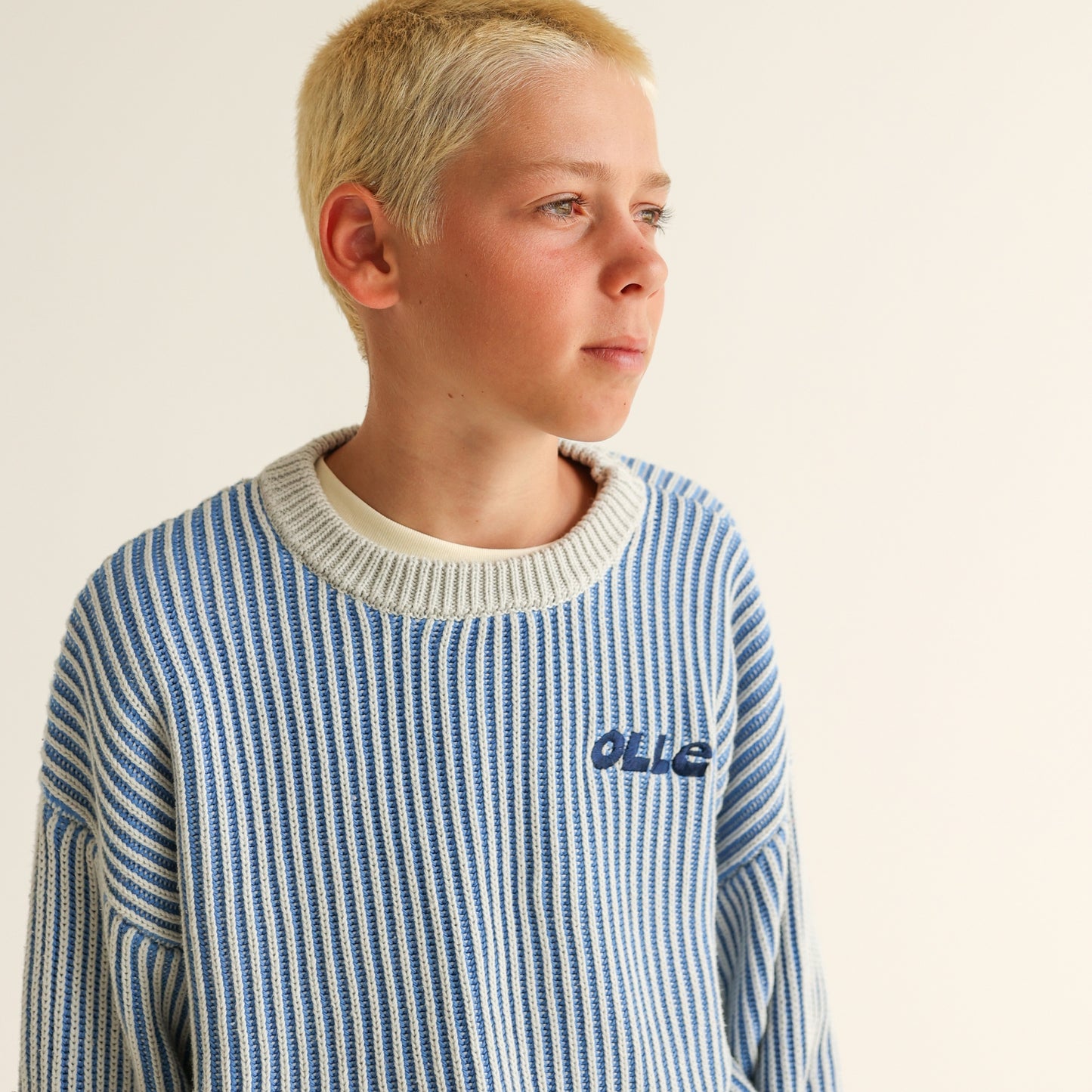 HIGHLOW OVERSIZED KNIT - COBALT