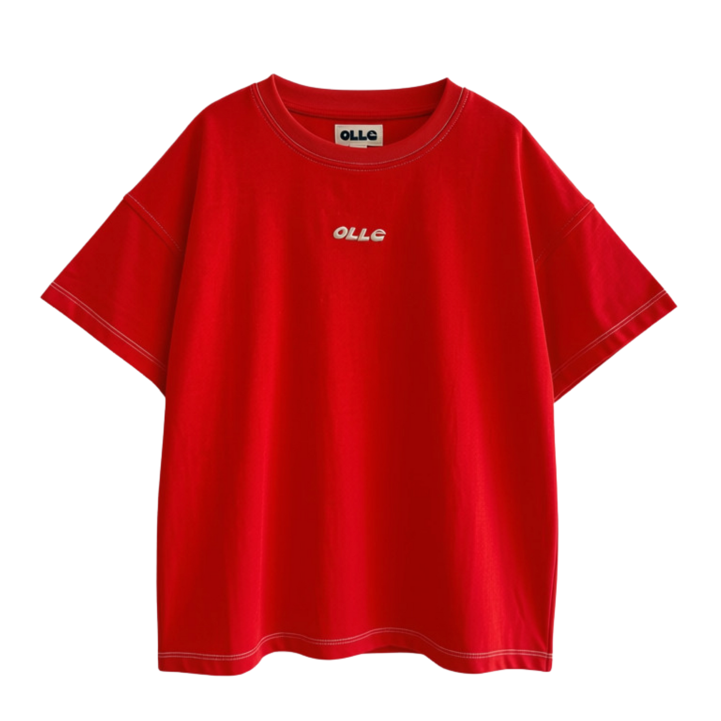 CONTRAST STITCH SS TEE - PREODER