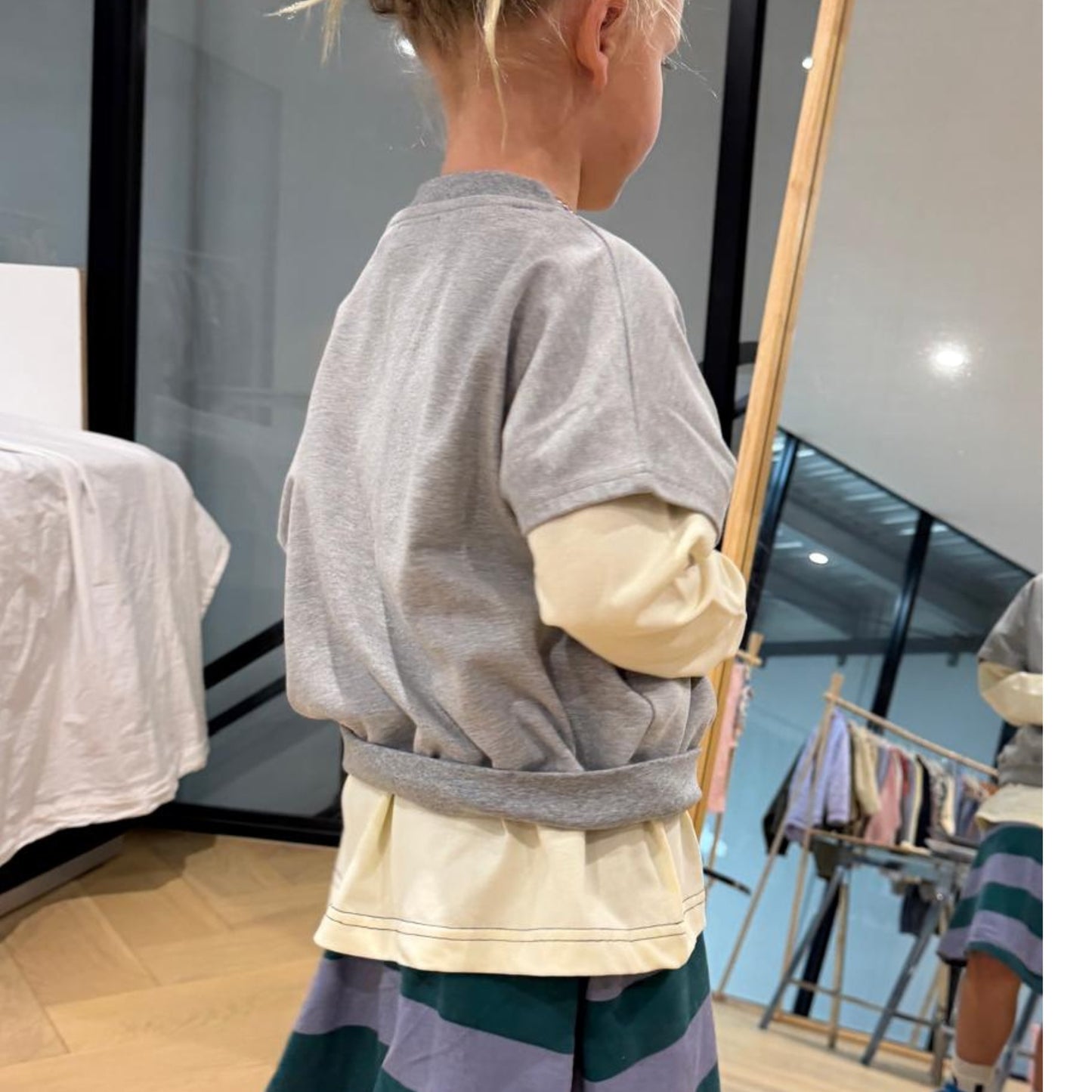OLLE OVERSIZED TANK - Grey Marle