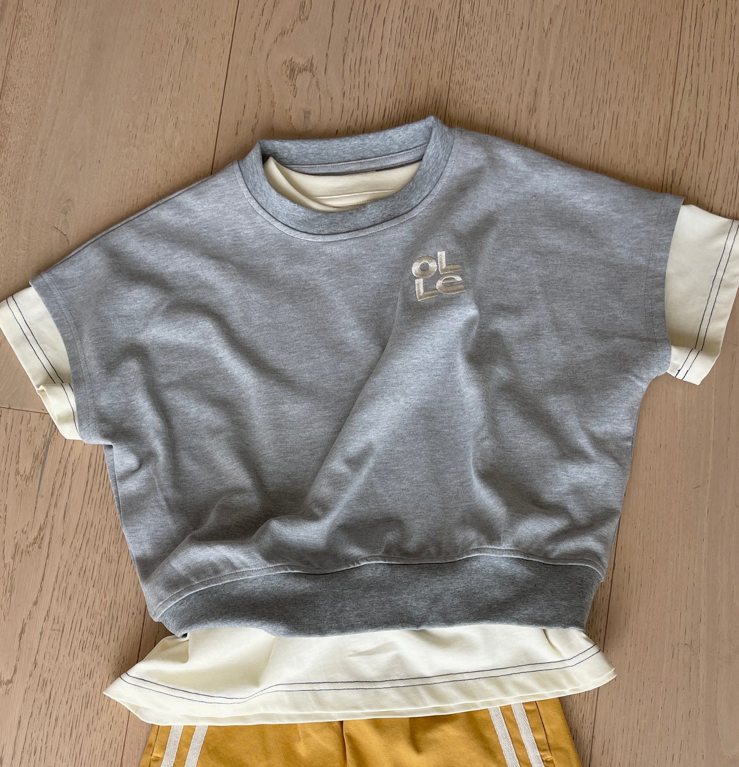 OLLE OVERSIZED TANK - Grey Marle