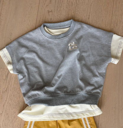 OLLE OVERSIZED TANK - Grey Marle