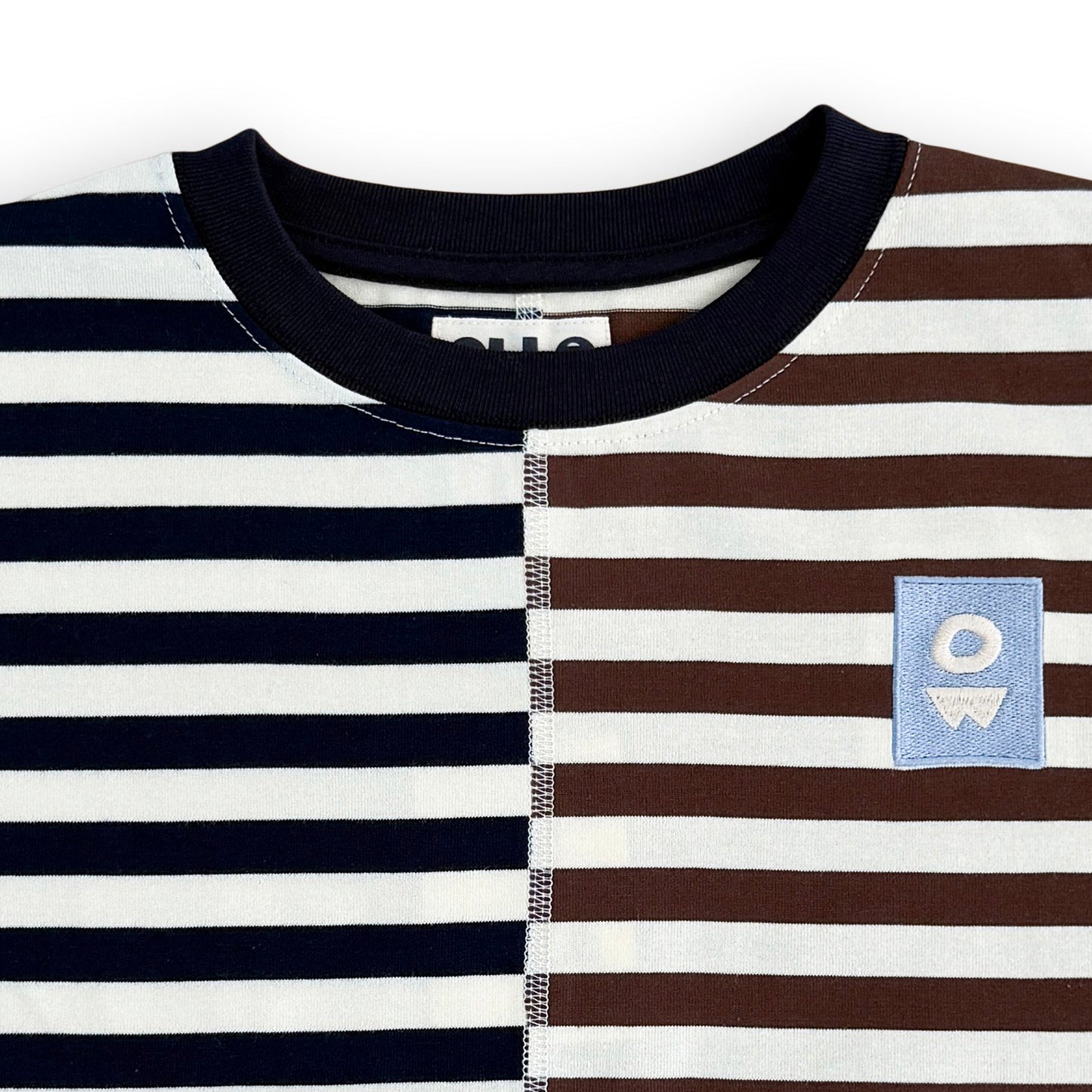 SPLIT STRIPES TEE