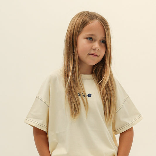 CONTRAST STITCH SS TEE