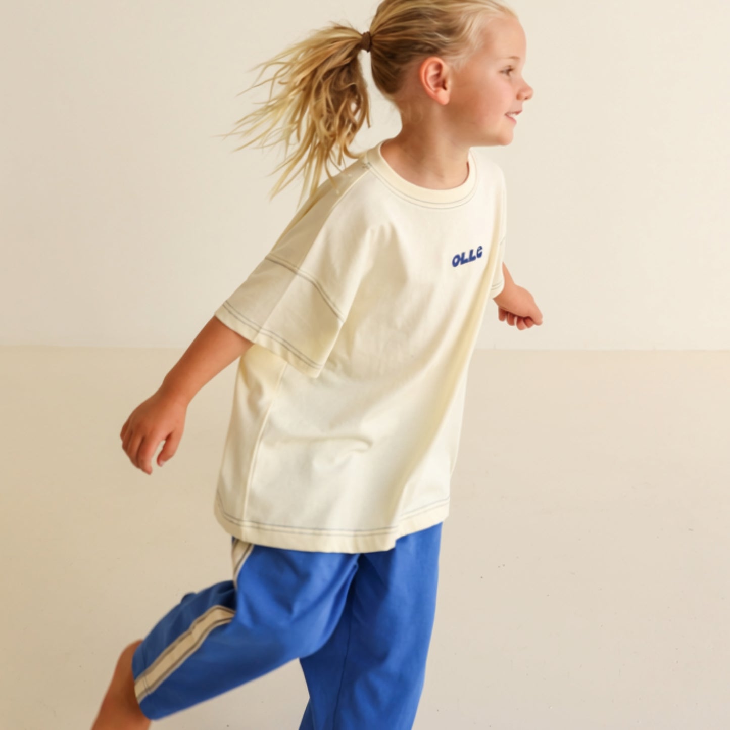 CONTRAST STITCH SS TEE