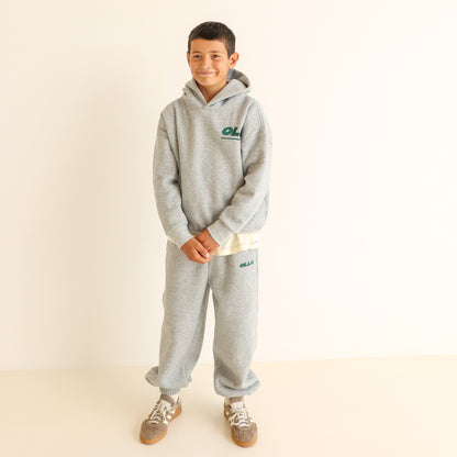 OLLE SKATE HOODIE - Grey Marle