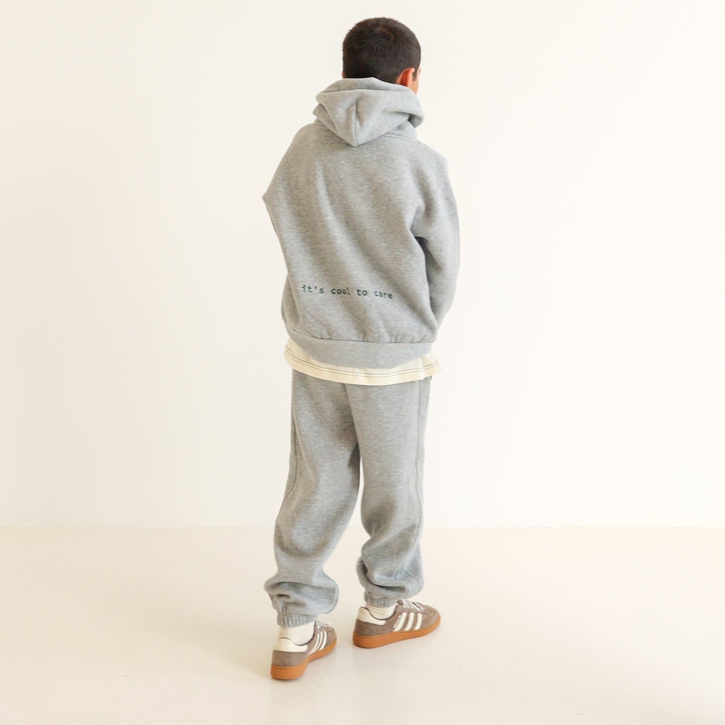 OLLE SKATE HOODIE - Grey Marle