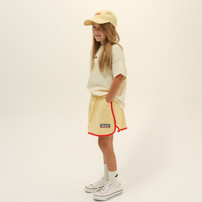 CONTRAST STITCH SS TEE
