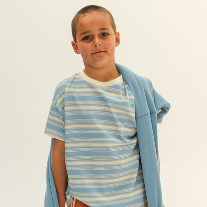 SLUB STRIPE TEE