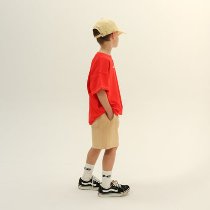 CONTRAST STITCH SS TEE - PREODER