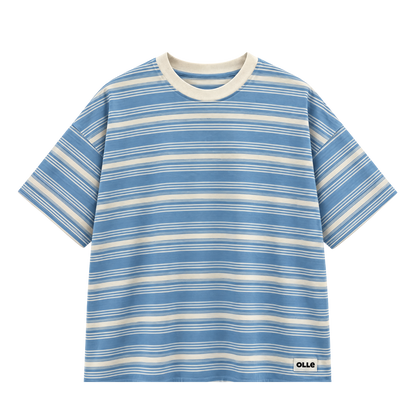 SLUB STRIPE TEE