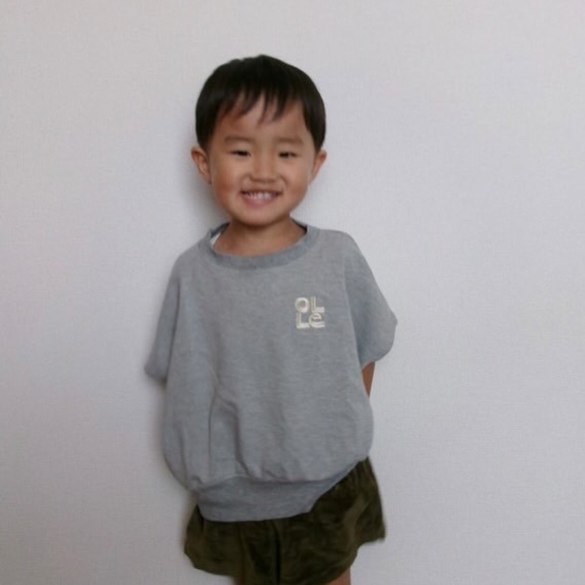 Organic cotton interlock tank grey marle